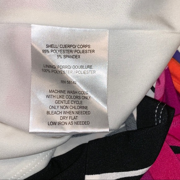 London Times Geo Print Sleeveless Dress - Picture 6 of 6